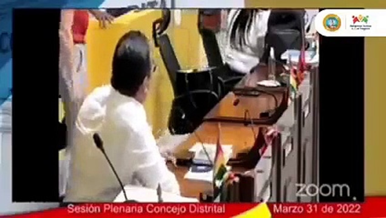 Concejal Barrios denunciando la elección de Rafael Castillo