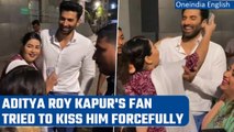 A female fan tries to kiss Aditya Roy Kapur forcibly at 'The Night Manager' screening |Oneindia News