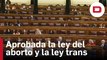 El Pleno del Congreso aprueba la reforma de la ley del aborto y la ley trans