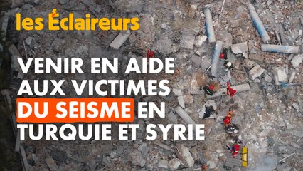 Une équipe bénévole qui vient en aide aux victimes du séisme en Turquie et en Syrie