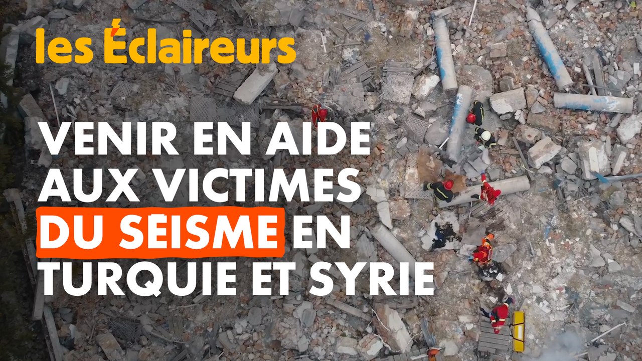 Une équipe bénévole qui vient en aide aux victimes du séisme en Turquie et en Syrie