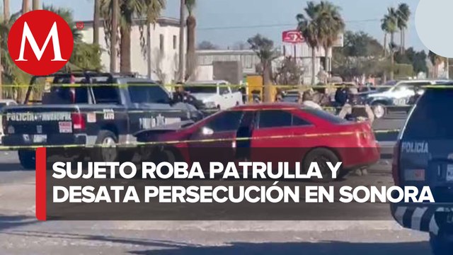 En Sonora, abaten a hombre que agredió a mujer policía y robó una patrulla