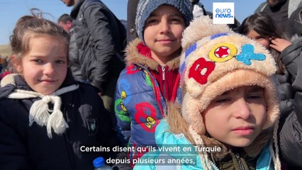 Download Video: Après le séisme, des Syriens réfugiés en Turquie veulent rentrer chez eux