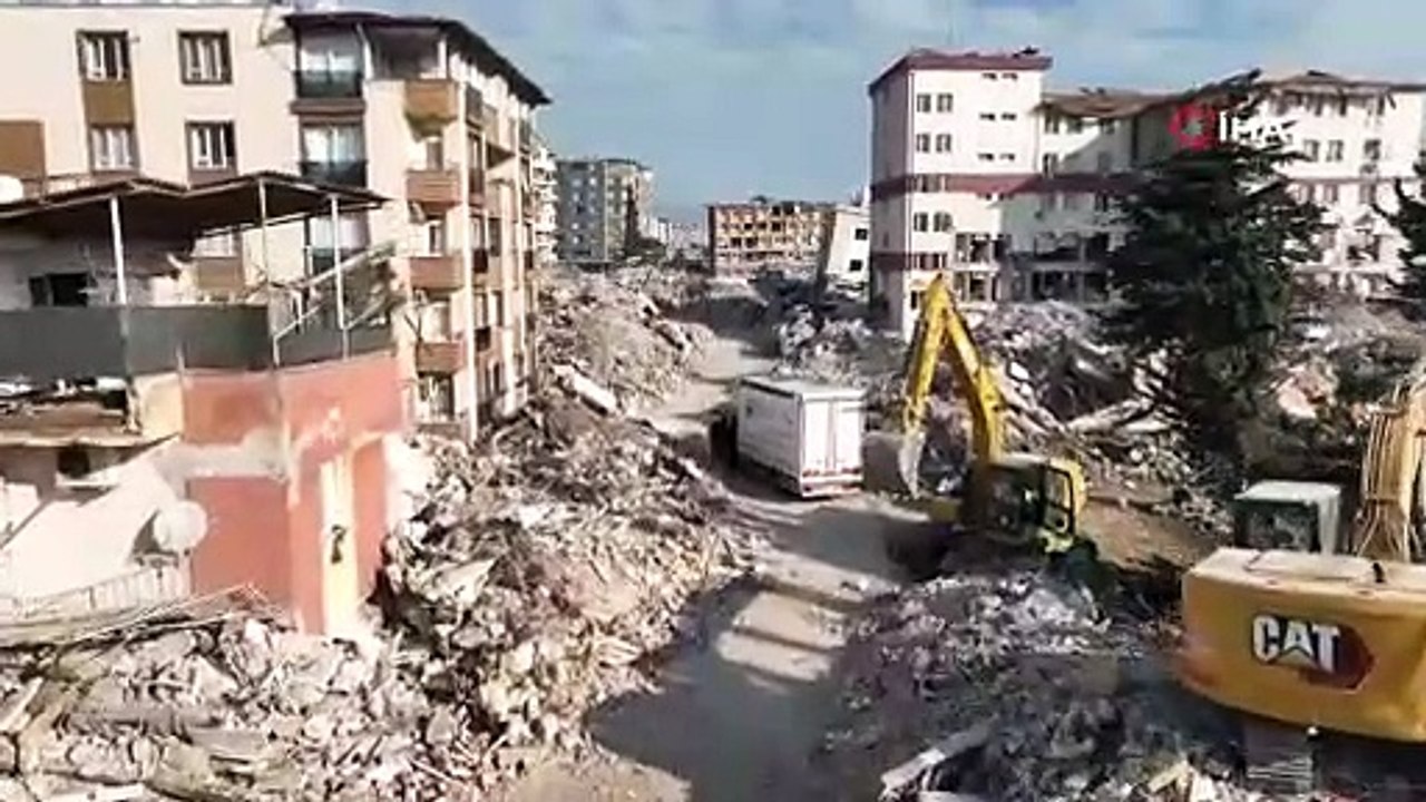 Artık enkaz şehir! İşte havadan Hatay'ın görüntüsü