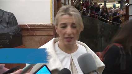 Yolanda Díaz apoya tomar medidas para aliviar el precio de la cesta de la compra
