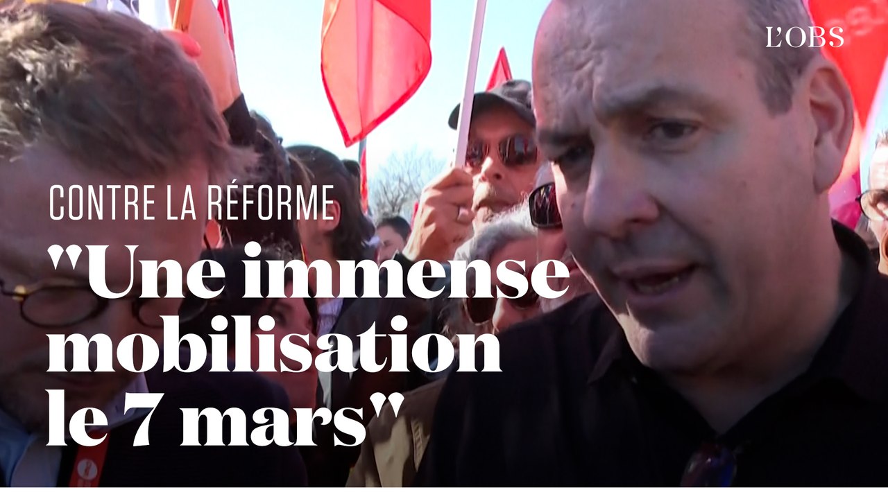 Laurent Berger veut "mettre le pays à l'arrêt" le 7 mars "si le gouvernement n'entend pas"