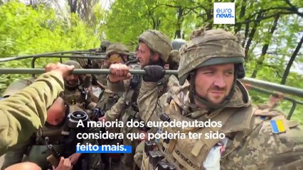 "Poderíamos ser mais rápidos" no apoio à Ucrânia, dizem os eurodeputados