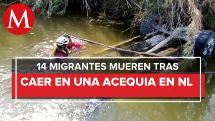 Download Video: Identifican a 3 migrantes más tras la volcadura de una camioneta en Nuevo León