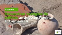 Encuentran vestigios de edificio antiguo en Regina, Extremadura