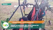 Verano en Misiones: Parapente y conocer la ciudad desde el aire