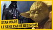 Le point commun entre Yoda et Sarah Michelle Gellar... | Le sens des noms dans STAR WARS