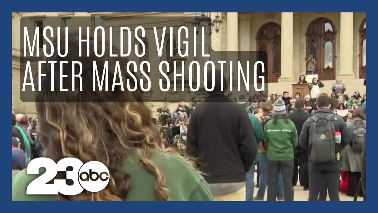 Vigil held for Michigan State University shooti...