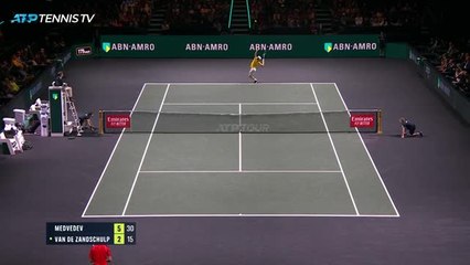 Highlights: Medvedev im Rotterdam-Viertelfinale