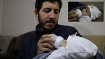 Enkazdan çıkarılan 2 aylık Fatma bebek, amcası ve yengesine emanet