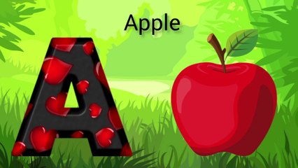 A for Apple B for Ball Alphabet A to Z - ABCD Learning video - Kids Education