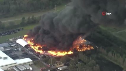 Florida'da Depo Yangını Panik Yarattı 🔥