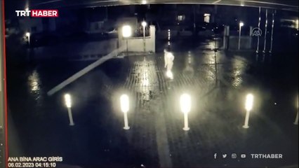 Deprem anının yeni görüntüleri ortaya çıktı