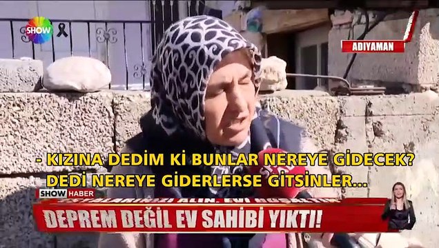 Adıyaman’da depremzede aileye ev sahibi şoku