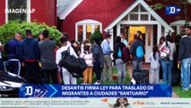 DeSantis firma ley para traslado de migrantes a ciudades 