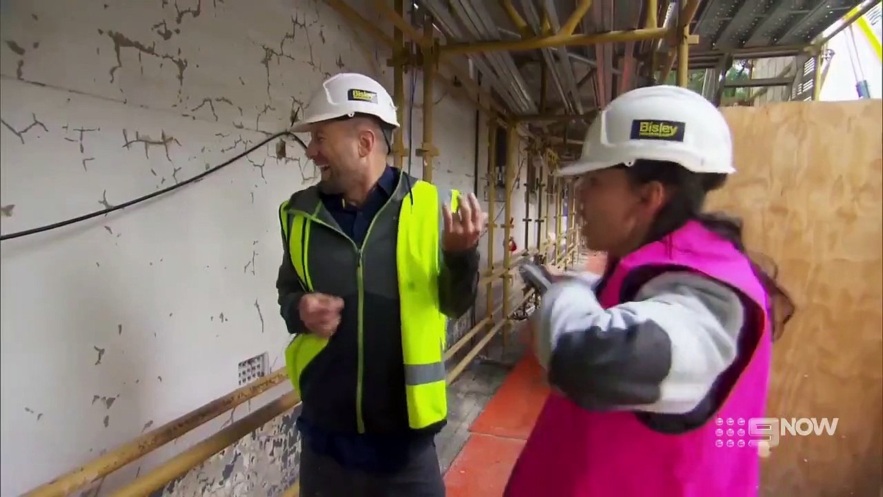 The Block - Se14 - Ep29 - Hallway, Laundry And Powder Room Reveal HD Watch