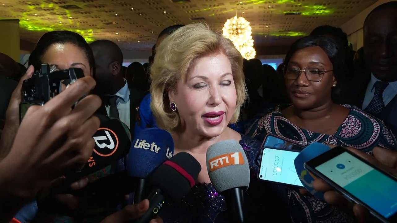 La Première Dame Dominique Ouattara au lancement du #FEMUA15 lancé ce jeudi 16 février 2023 à Abidjan
