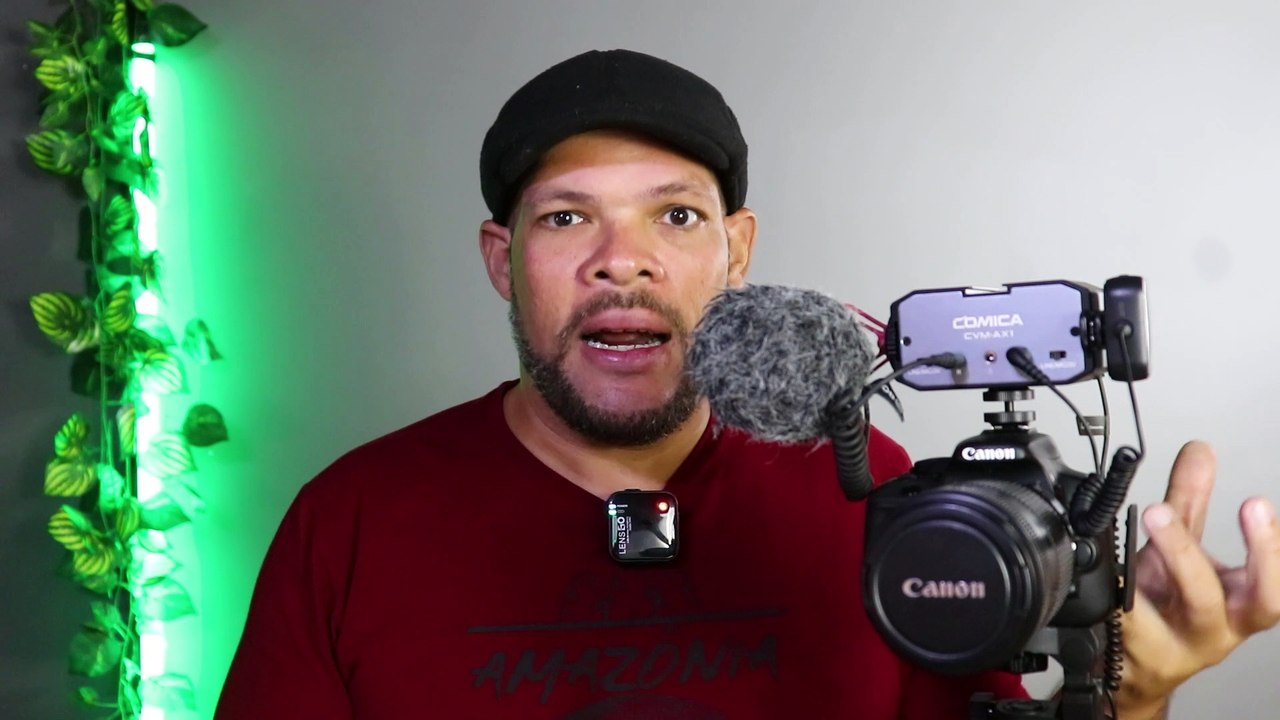 Mixer Comica CVM-AX1 - Melhorando o ÁUDIO NAS FILMAGENS