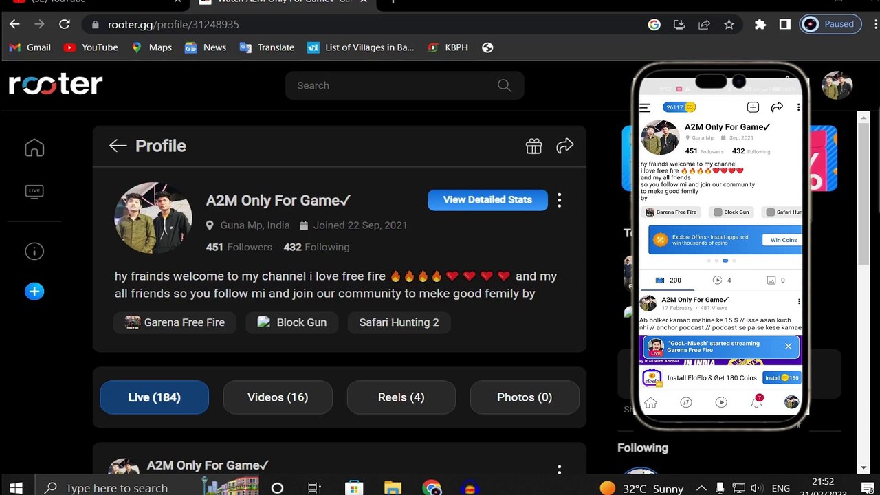 rooter is a safe for gamer in 2023 // new gamer can monetize there channel on rooter 2023