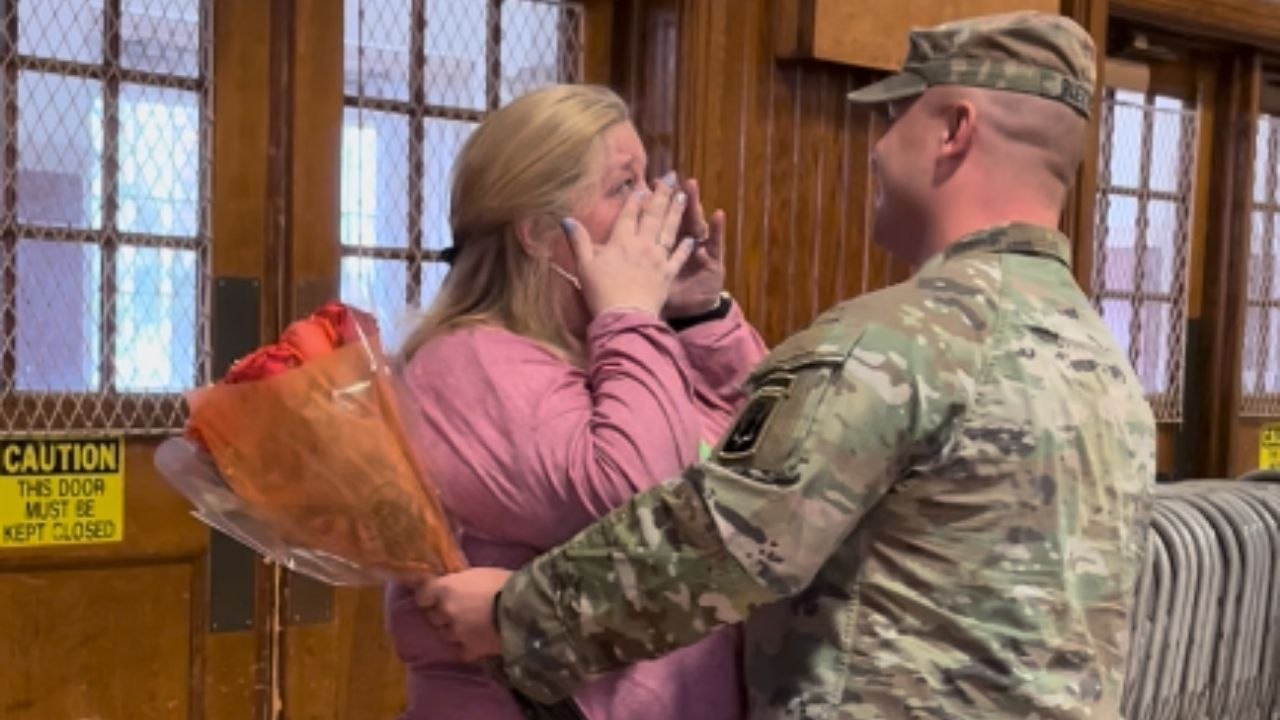 Military Son Is Last Lost Item During Teacher Mom's Lost And Found Day