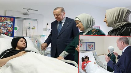 Cumhurbaşkanı Erdoğan'dan enkazdan 248 saat sonra kurtarılan Aleyna Ölmez'e ziyaret