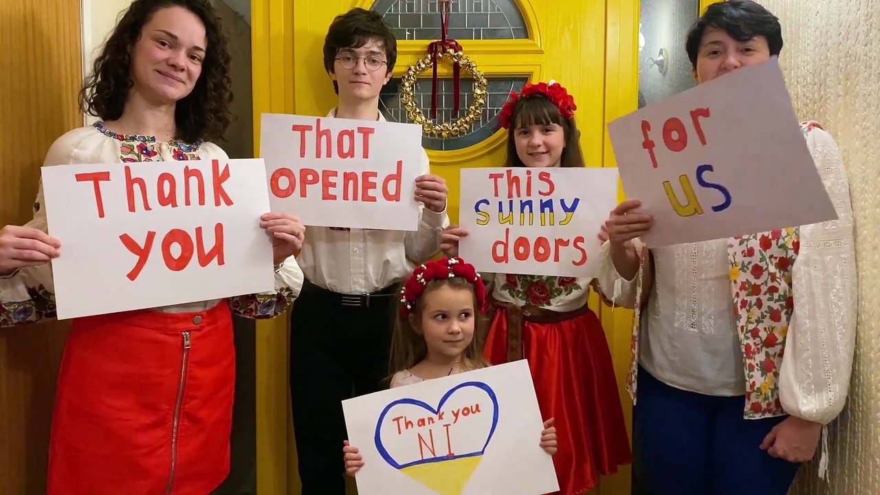 Thank You NI - Ukrainians thank the people of N...