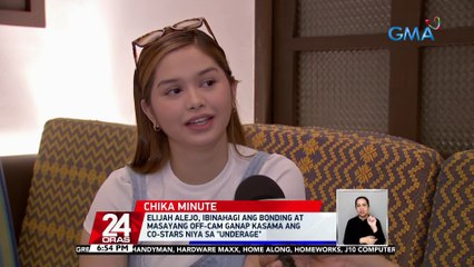 Elijah Alejo, ibinahagi ang bonding at masayang off-cam ganap kasama ang co-stars niya sa "Underage" | 24 Oras