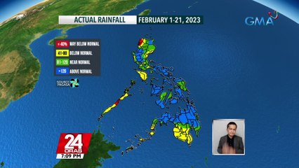 PAGASA: Mindanao at Visayas, nakaranas ng mas maraming ulan ngayong buwan - Weather update today (February 22, 2023) | 24 Oras