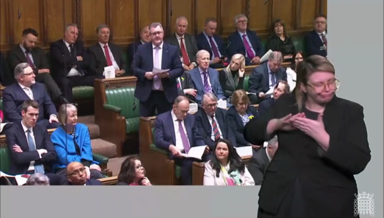 Jeffrey Donaldson tells Rishi Sunak: 'Rewrite' the Brexit Withdrawal Agreement and Protocol