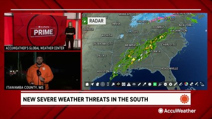 Tải video: Isolated tornadoes leave trails of damage throughout Mississippi