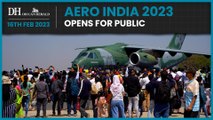 Aero India 2023 opens to public | Yelahanka Air Force Station draws huge crowds