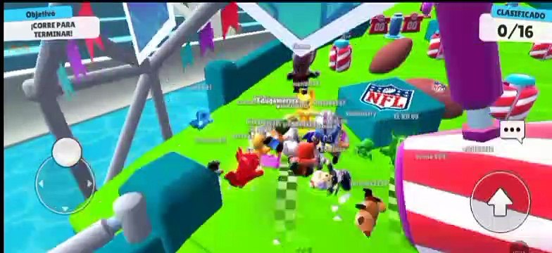 Mira que me paso en estas partidas de stumble guys