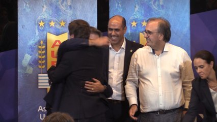 La Asociación Uruguaya de Fútbol reelige a Ignacio Alonso como su presidente