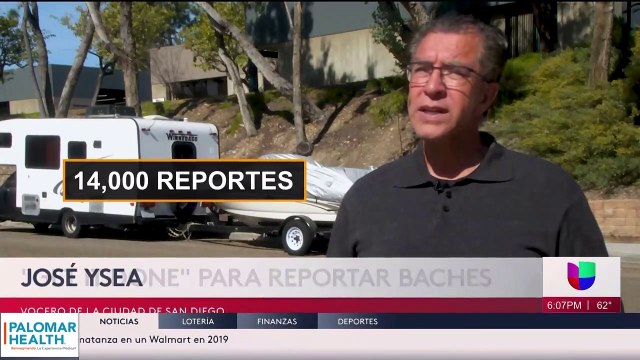 La ciudad de San Diego avanza en la reparación de baches