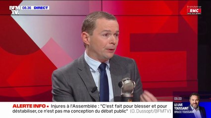 "Je pardonne peu": Olivier Dussopt à propos du député qui l'a qualifié d'"assassin"