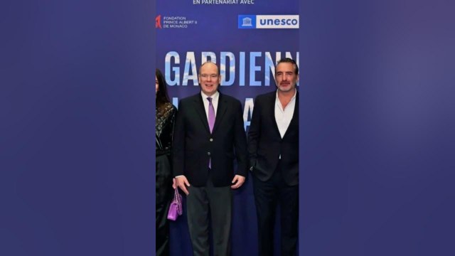 Albert de Monaco nouvelle apparition ravissante avec Charlotte Casiraghi au Grimaldi Forum à Monaco