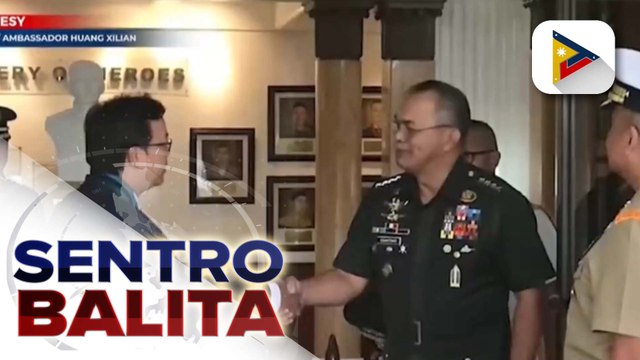 Pulong nina Chinese Amb. Huang Xilian at AFP Chief Centino, sumentro sa military to military exchange at cooperation