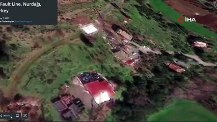 Japon bilim insanı paylaştı: İşte kırılan fay hattının uydu görüntüleri