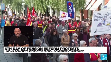 'Anger is deep': French union hails protest uniting all walks of life in challenge to pension reform
