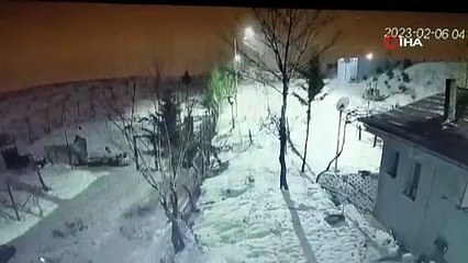 Deprem anına ait yeni görüntüler