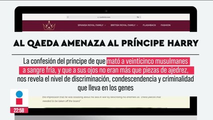Al Qaeda Hace Amenaza de Muerte a Príncipe Harry ⚠️