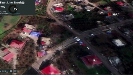 Japon bilim insanı Türkiye'yi vuran depremin fay hattının uydu görüntülerini paylaştı