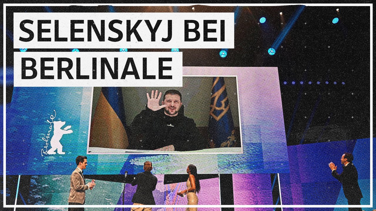 Selenskyj richtet Grußwort an Gäste der Berlinale-Eröffnung