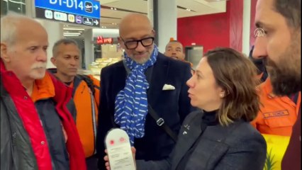 Venezuela arama kurtarma ekibi İstanbul Havalimanı'ndan ülkelerine uğurlandı