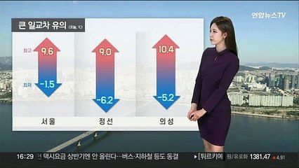 [날씨] 중부 초미세먼지 나쁨…주말 전국 비 또는 눈