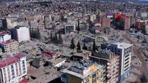Depremin yıktığı Kahramanmaraş'ın son hali böyle görüntülendi!